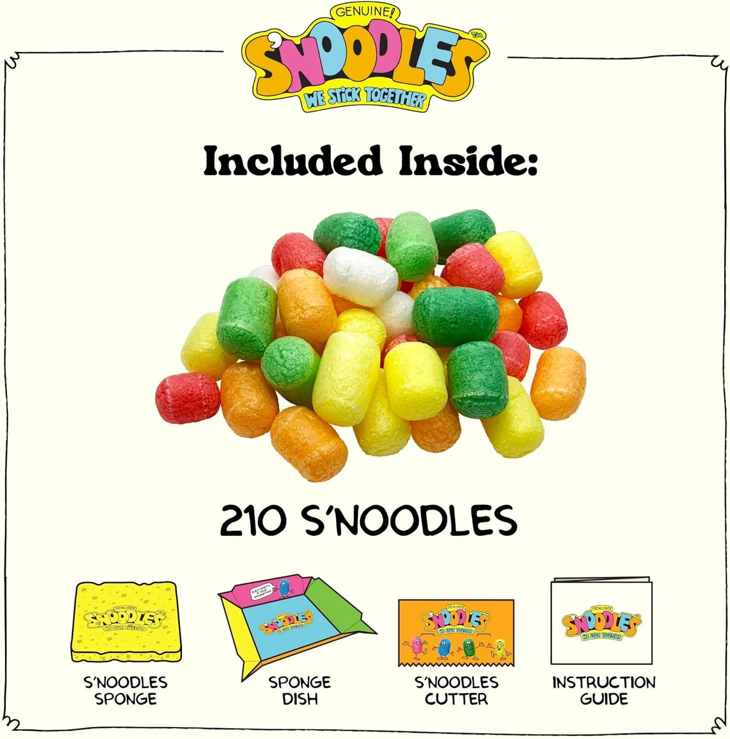 SNoodles Creative Building Craft Kit Just Add Water Ages 4 and Up One Kit