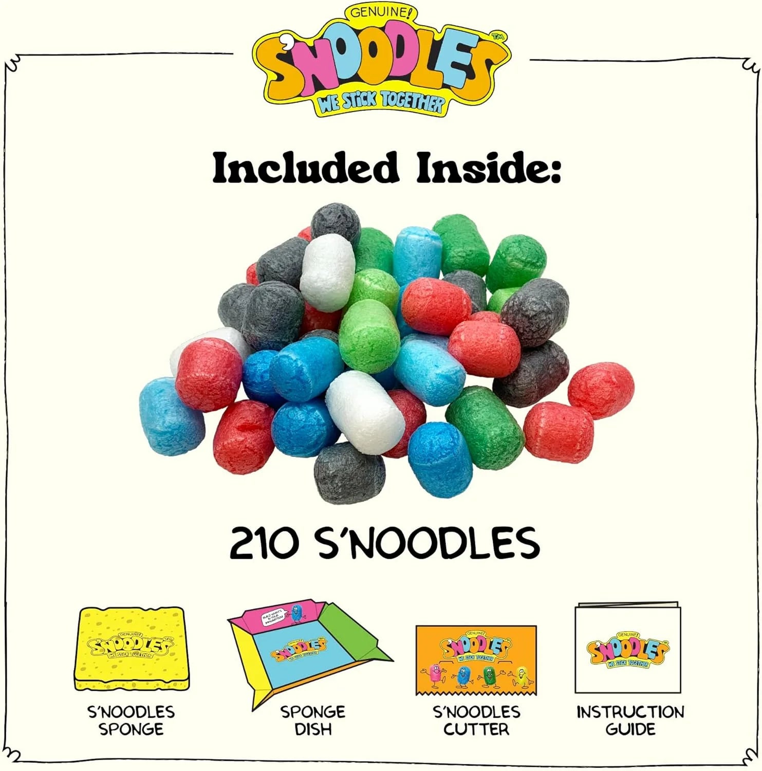 SNoodles Creative Building Craft Kit Just Add Water Ages 4 and Up One Kit