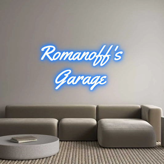 Custom Neon Light Romanoff's
G...