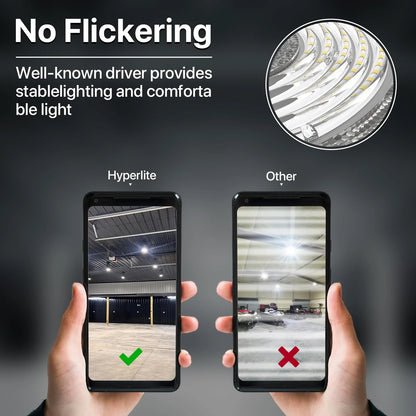 Hyperlite Motion Activated LED High Bay Light - RADAR Series, 35000lumens, AC 120-277V