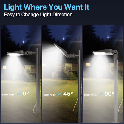 Hyperlite LED Parking Lot Light - Zeus Series,30000lumens, 5000K, 120-277V, Dusk to Dawn