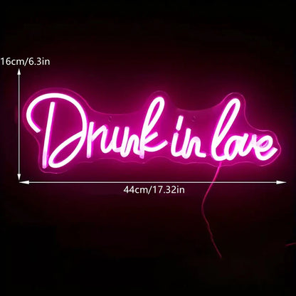 Drunk in Love Neon Sign Light