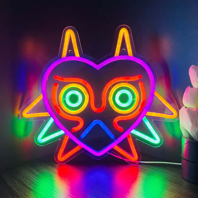 Zelda Mask LED Neon Sign Light