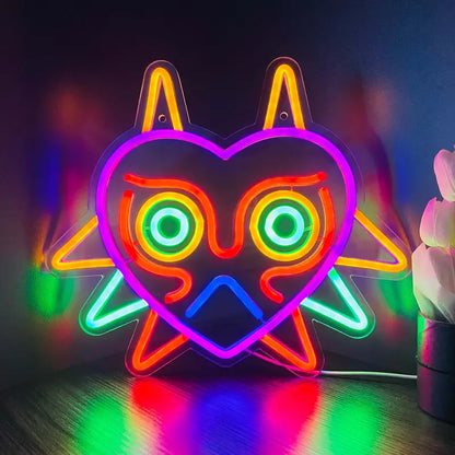 Zelda Mask LED Neon Sign Light