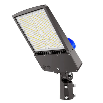 Hyperlite LED Parking Lot Light - Zeus Series, 45000lumens, 5000K, 120-277V, Dusk to Dawn