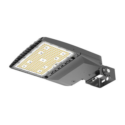 Parking Lot Light - Black XALH Series With Shortcap, 36000lumens, Selectable Wattage & CCT, AC 120V-277V