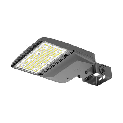 Parking Lot Light - Black XALH Series With Shortcap, 46500lumens, Selectable Wattage & CCT, AC 120V-277V
