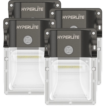 LED Mini Wall Pack Light with Photocell, 3600 lumens, 5000K, AC 120V