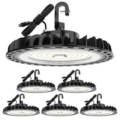 HYPERLITE UFO LED High Bay Light - EC Series, AC 120V, Up to 35700lm, ETL Listed