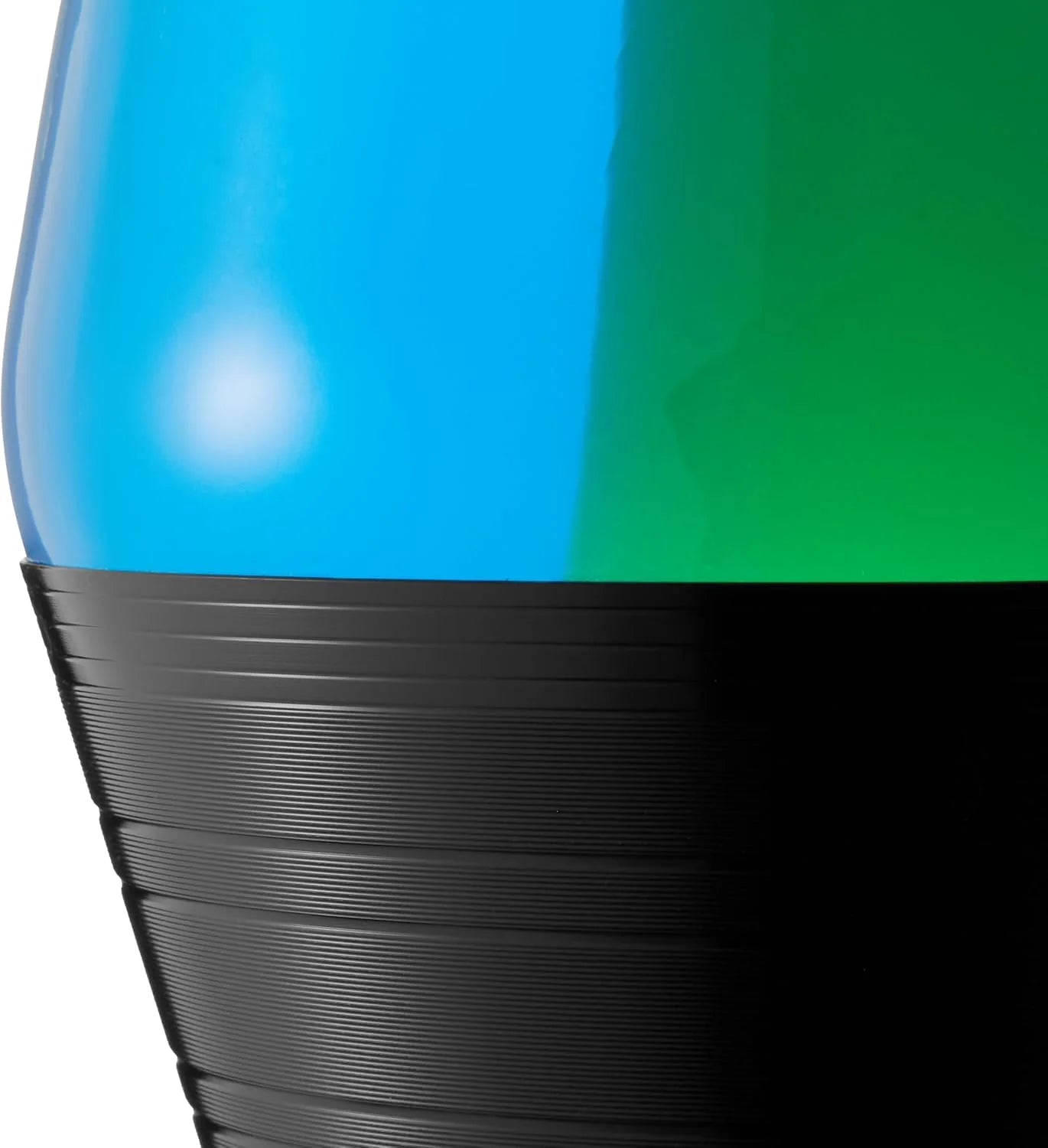 Lava The Original Lamp 145 Vinyl Record Grooved Base Classic Liquid Motion Lamp Yellow and Blue Liquid Item 2020 Amazon Exclusive
