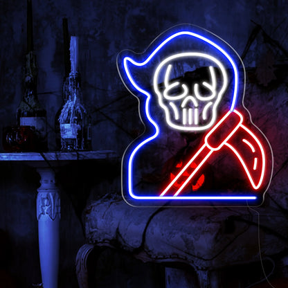 Grim LED Neon Sign Light