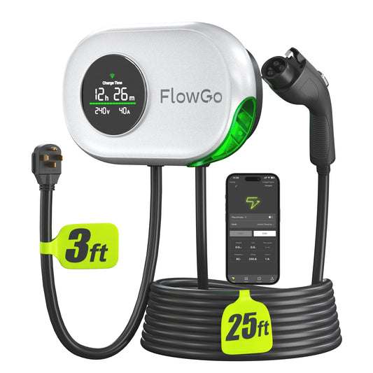 Flowgo Level 2 Smart EV Charger, 240V