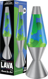Lava The Original Lamp 163 Emerald Tide Classic Liquid Motion Lamp Yellow Wax and Blue Liquid Item 5139 Amazon Exclusive