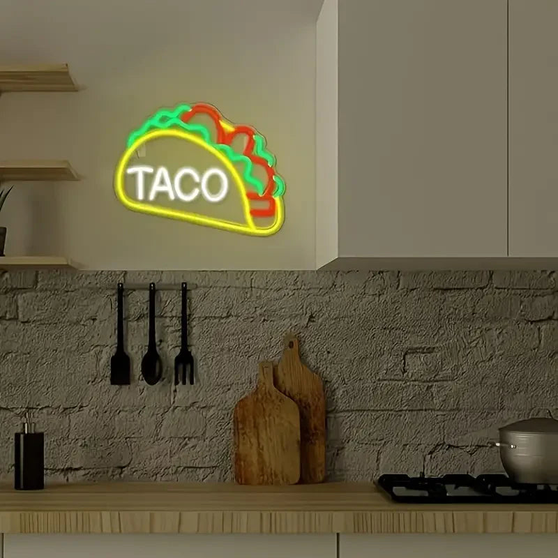 Taco Neon Sign Light
