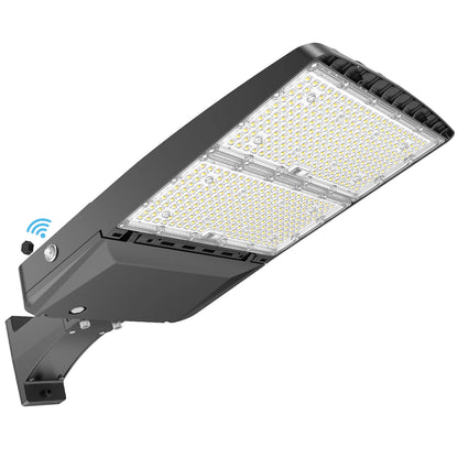 Hyperlite Led Parking Lot Lights - Hope Series, 22500lumens, 5000K, AC 100-277V, Dusk to Dawn, Slipper Fitter Mount