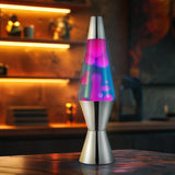 The Original Lava Lamp 145 Techno Chrome Classic Liquid Motion Lamp Pink Lava and Blue Liquid Item 2097 Amazon Exclusive