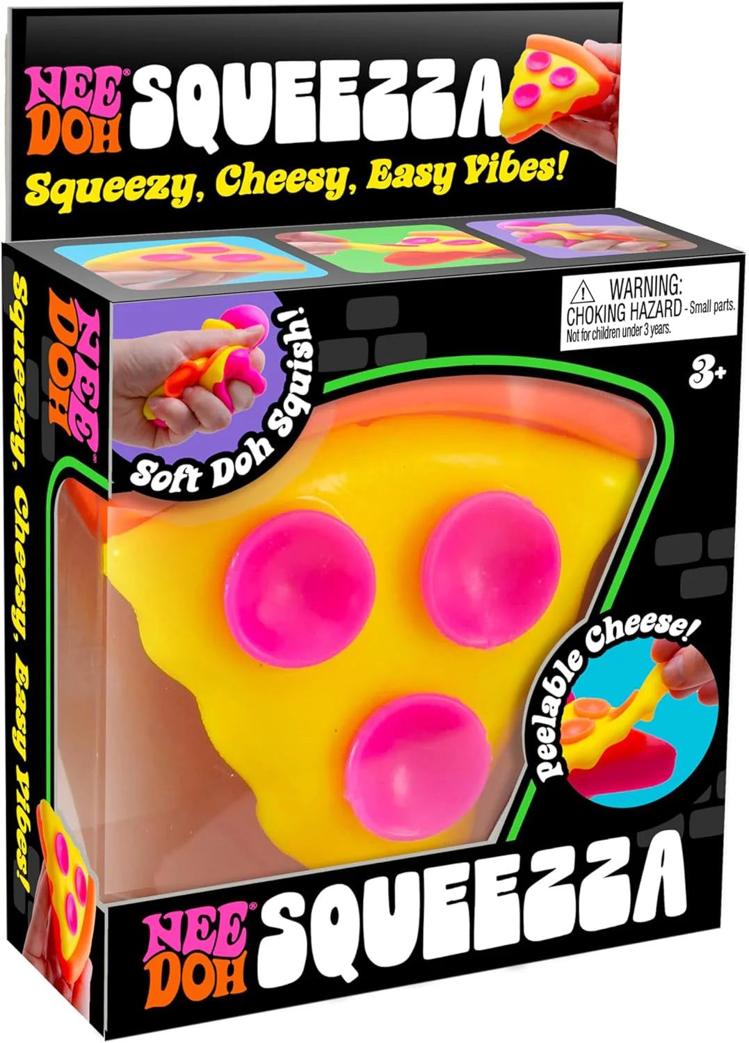 Needoh Squeezza Sensory Squeeze Toy Colors May Vary