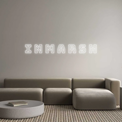 Custom Neon Light I N M A R S H
