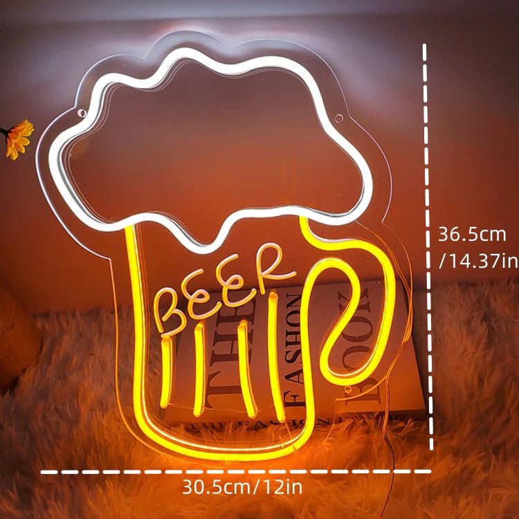 Beer LED Neon Sign Light