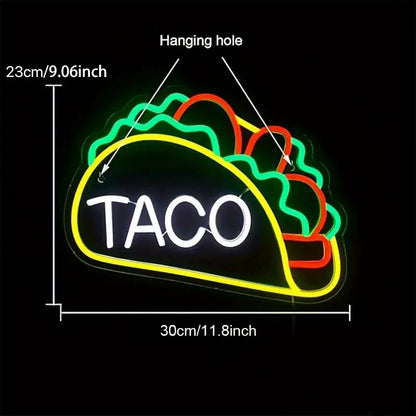 Taco Neon Sign Light