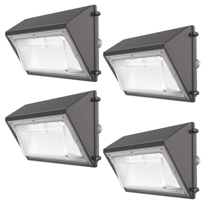 Wall Pack Light with Photocell - Moon series, 9100lumens, 5000K, AC 100-277V