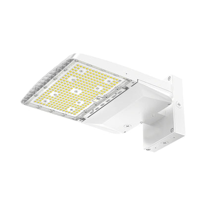 Parking Lot Light - White XALH Series with Shortcap, 36000lumens, Selectable CCT&Wattage AC 120V-277V