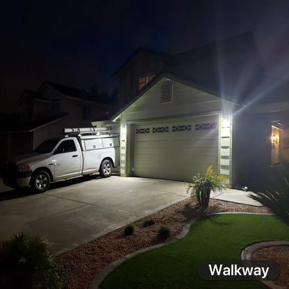LED Mini Wall Pack Light with Photocell, 3600 lumens, 5000K, AC 120V
