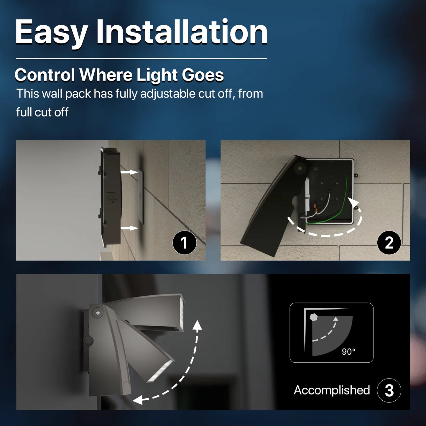 Wall Pack Light - Wall E series - Outdoor Lighting - 60W