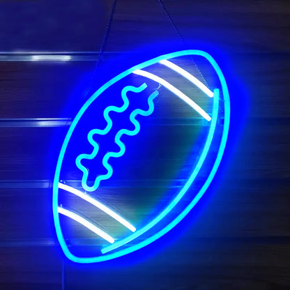 Rugby LED Neon Sign Light