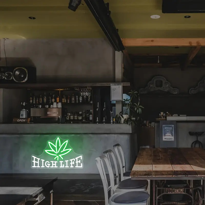 High Life Letter Neon Sign Light