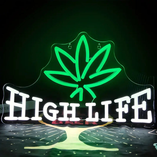 High Life Letter Neon Sign Light