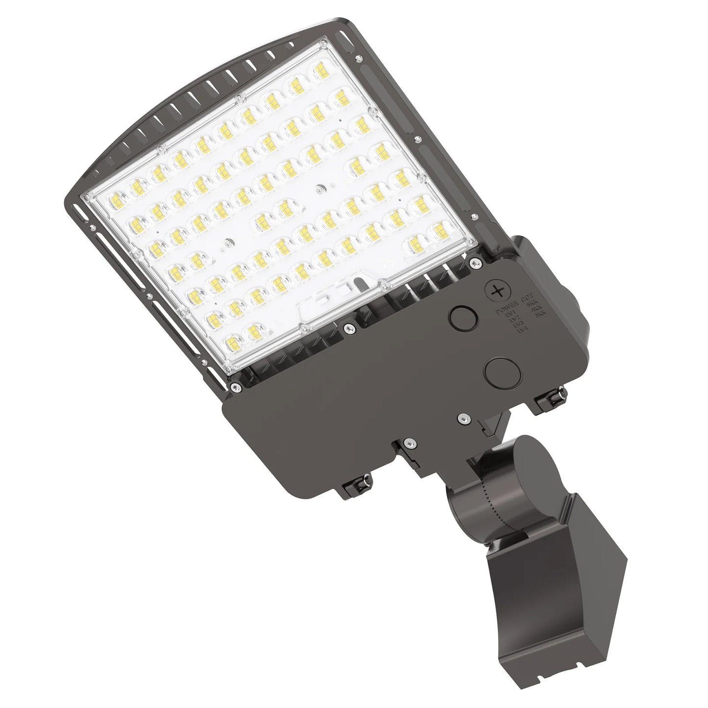 Parking Lot LED Lights - HPPK01 Series, 15800lumens, Adjustable Wattage & CCT, 120-277V or 347-480V