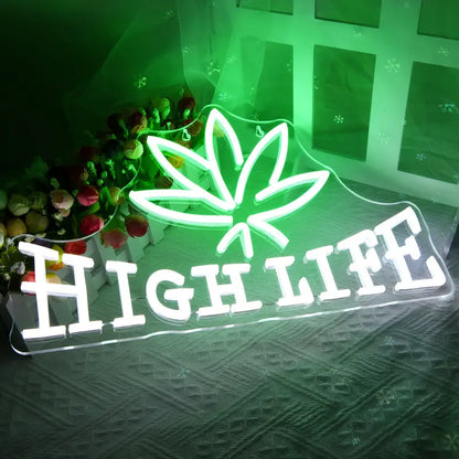 High Life Letter Neon Sign Light