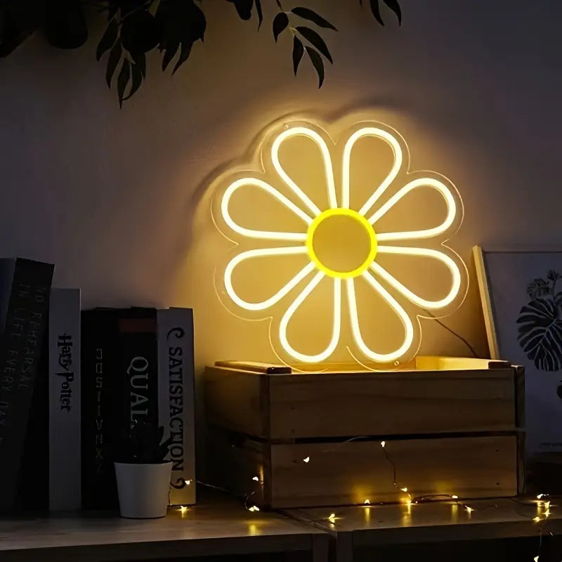 Flower LED Neon Sign Light