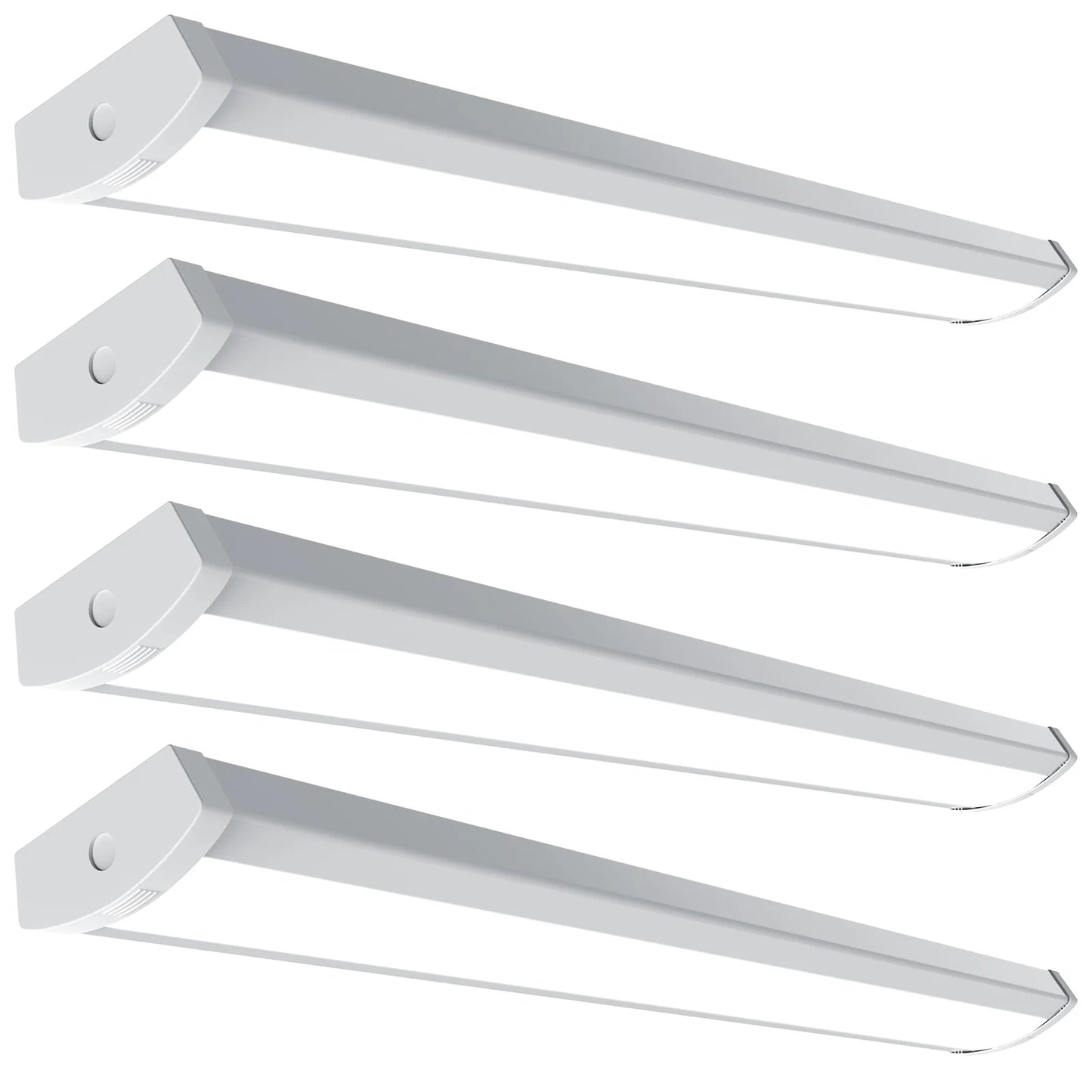 Hyperlite 4FT LED Wraparound Light, 6600lumens, 4000K, Selectable Wattage, AC 120V