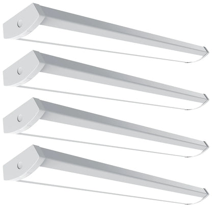Hyperlite 4FT LED Wraparound Light, 6600lumens, 4000K, Selectable Wattage, AC 120V
