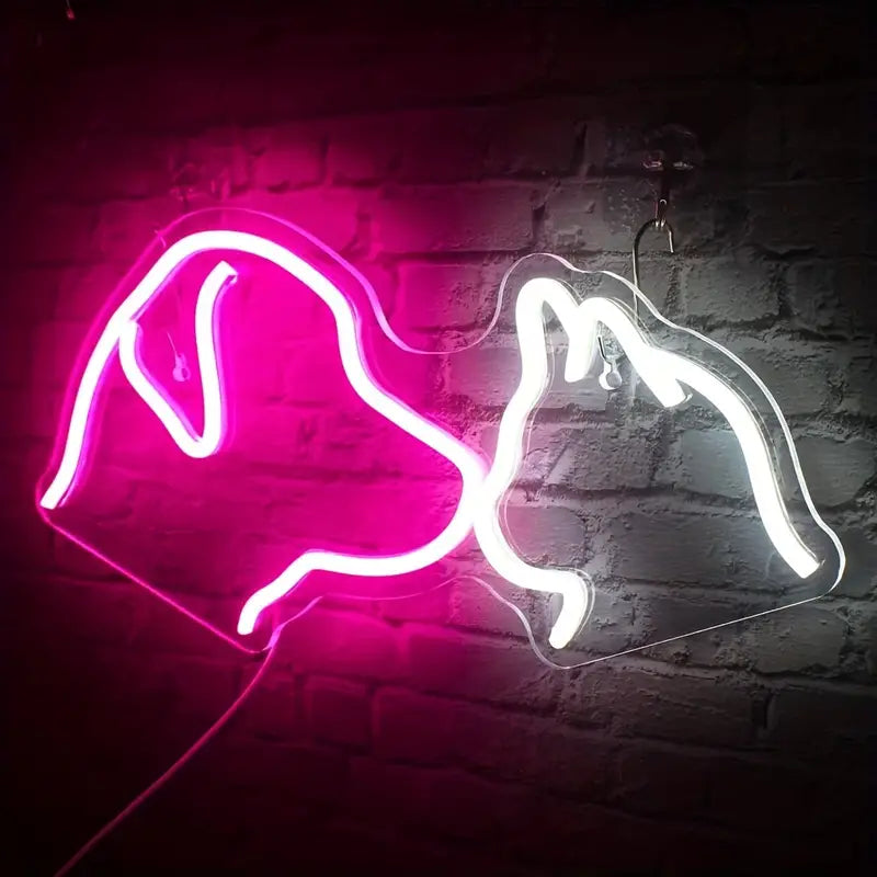 Dog and Cat LED Neon Sign Light