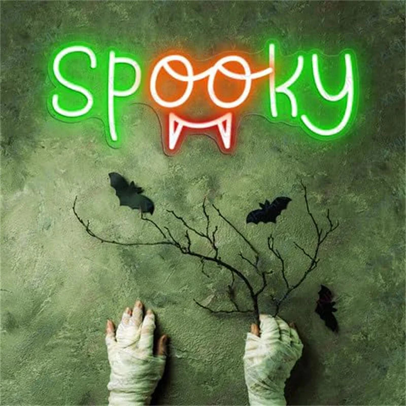 Spooky LED Neon Sign Light