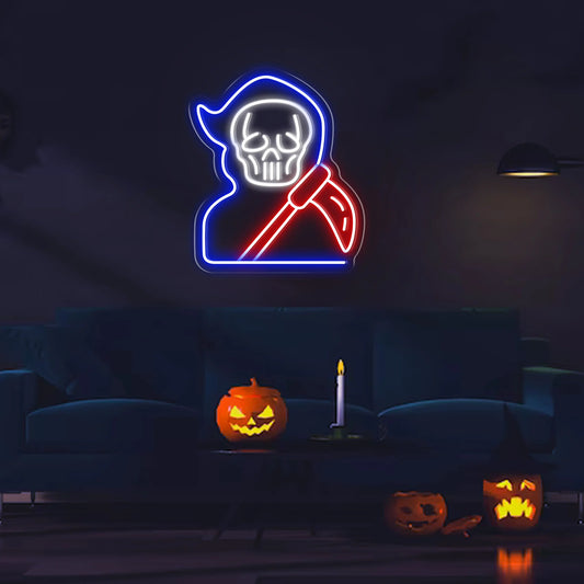 Grim LED Neon Sign Light