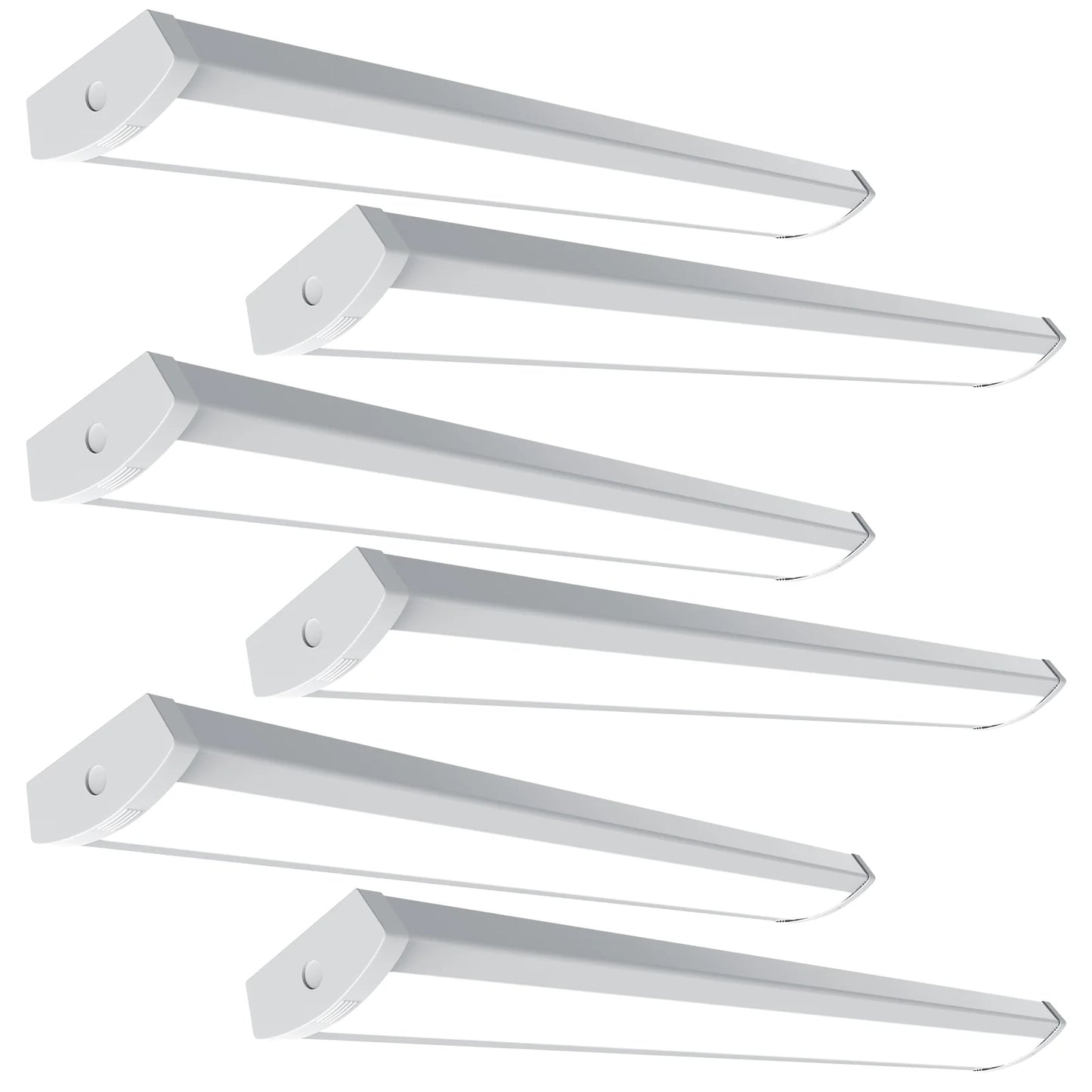 Hyperlite 4FT LED Wraparound Light, 6600lumens, 4000K, Selectable Wattage, AC 120V