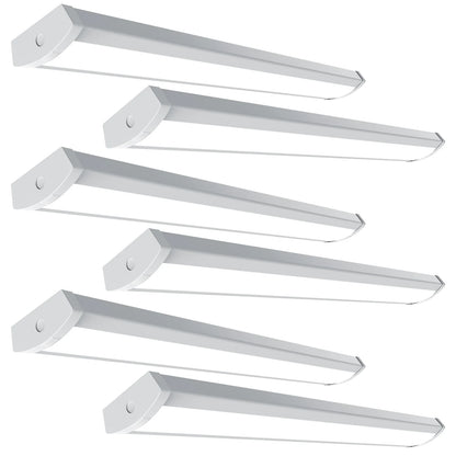 Hyperlite 4FT LED Wraparound Light, 6600lumens, 4000K, Selectable Wattage, AC 120V