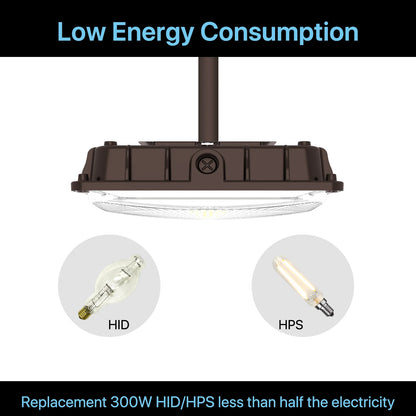 Hyperlite LED Canopy Lights - Mstar Series, 8400lumens, 5000K, AC 120-277V