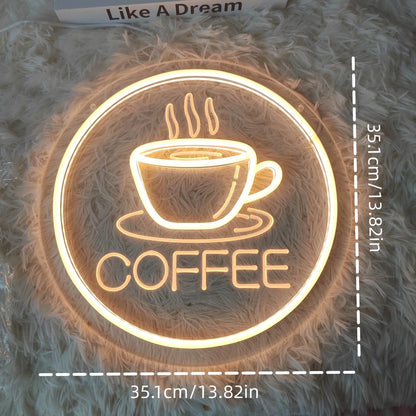Coffee LED Neon Sign Light