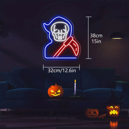 Grim LED Neon Sign Light