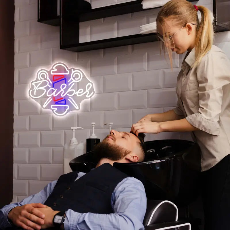 Barber LED Neon Sign Light