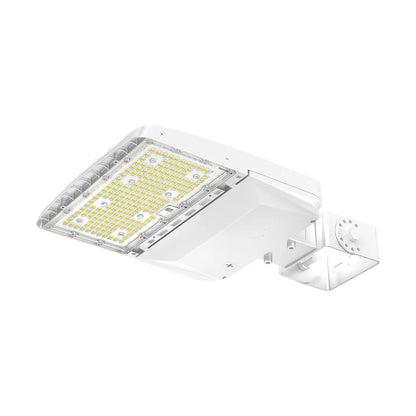Parking Lot Light - White XALH Series with Shortcap, 46500lumens, Selectable CCT&Wattage AC 120V-277V