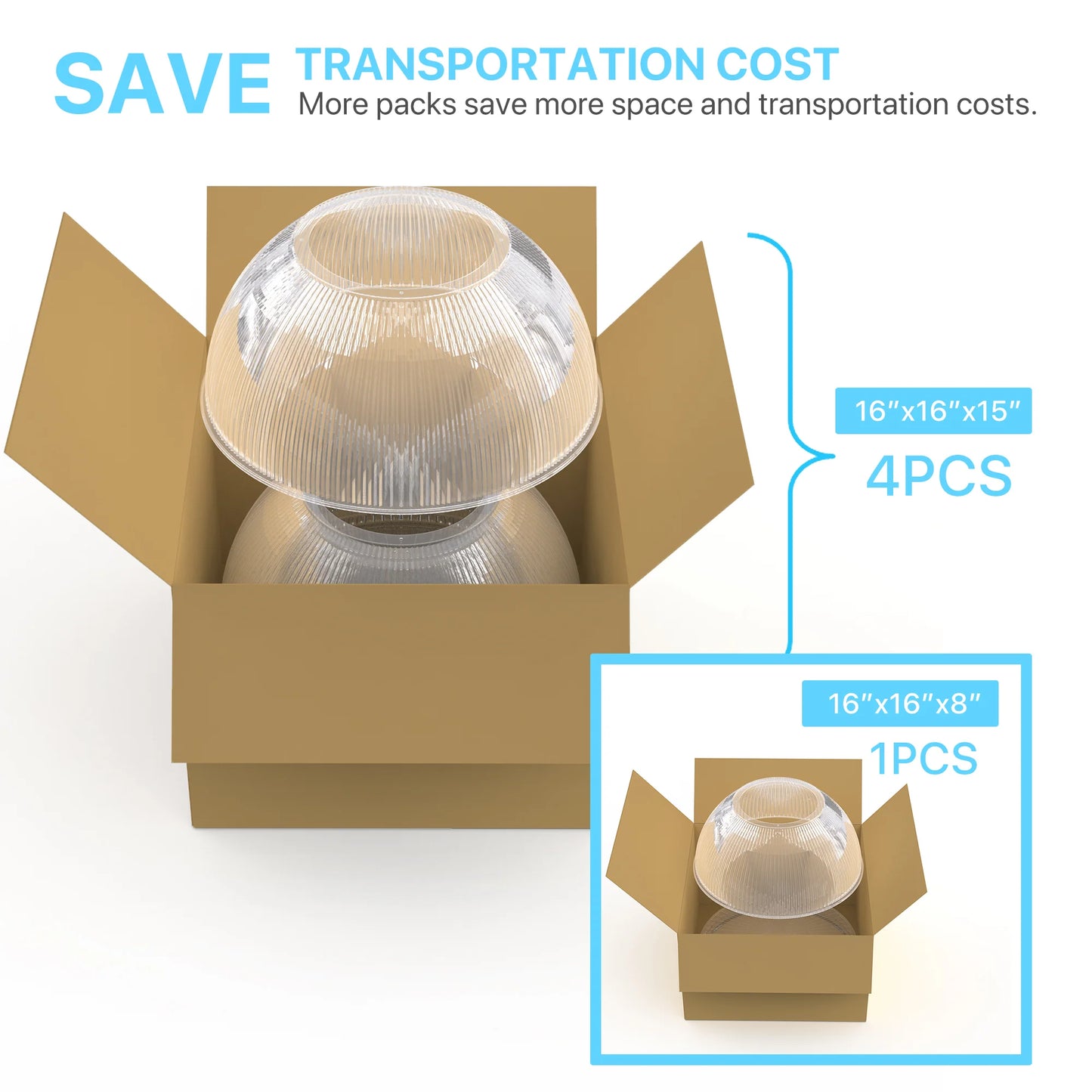 60 Degree Acrylic Reflector - Hero Series