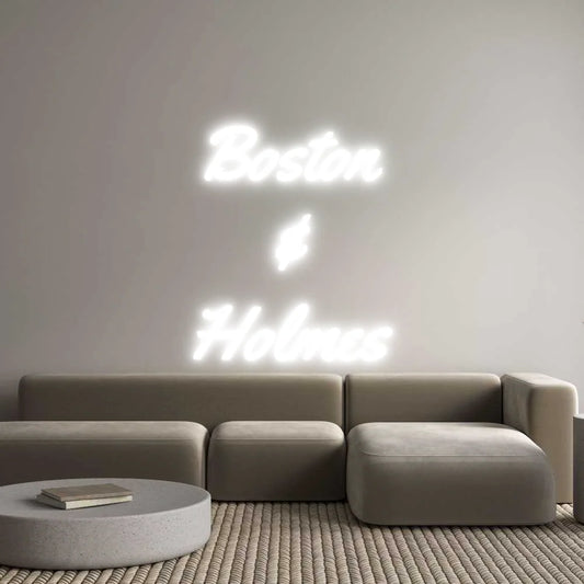 Custom Neon Light Boston
&
Ho...
