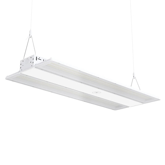 Linear High Bay LED Lights - HPLH02 Series, 42000lumens, Adjustable Wattage & CCT, 347-480V, Aluminum Housing