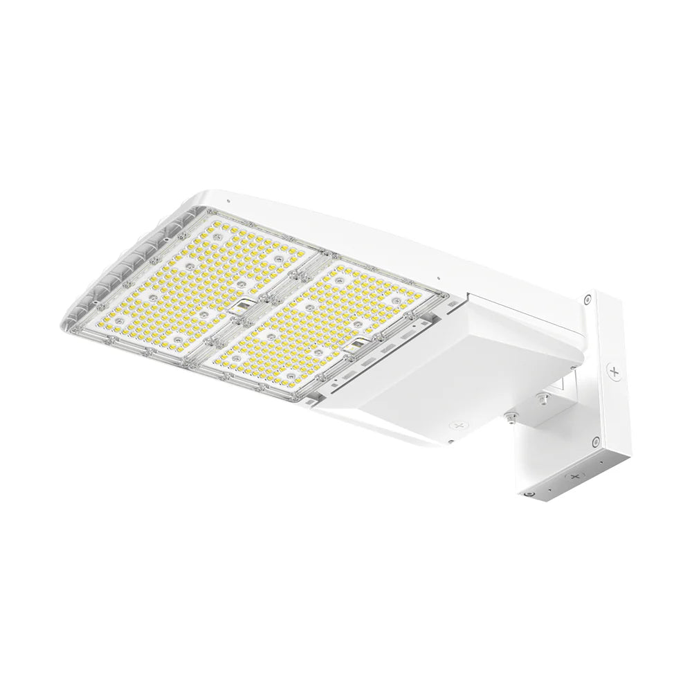 Parking Lot Light - White XALH Series with Shortcap, 36000lumens, Selectable CCT&Wattage AC 120V-277V